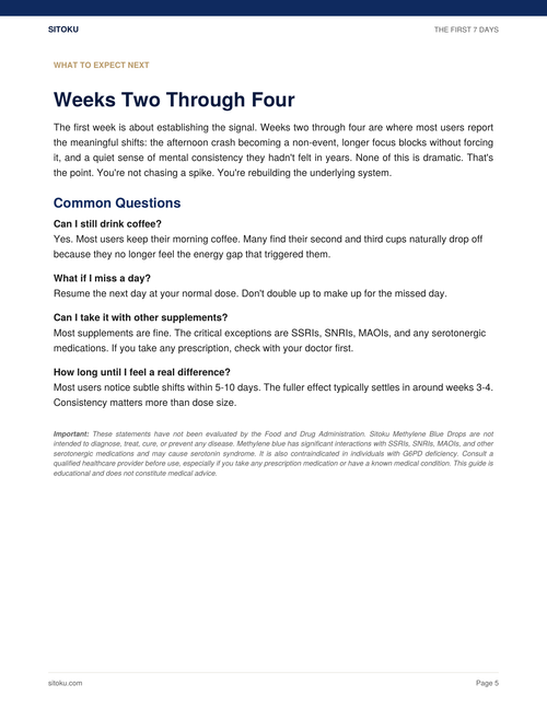 The First 7 Days Quick Start Guide